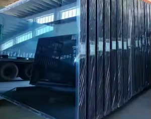 Blue Reflective Glass